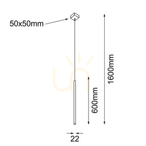 Závesné svietidlo Antigo Kosame čierne LED G9 160 cm 7844 small 1