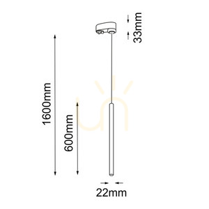 Bodové svietidlo Antigo Kosame T R1 čierne LED G9 160 cm 7958 small 1