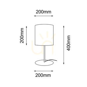 Stolová lampa Antigo Lamego G čierna E27 40 cm small 1