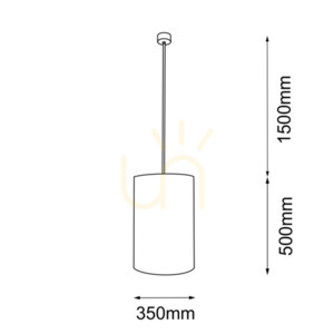 Závesné svietidlo Antigo Lamego I Z béžové 35 cm E27 LED 5192 small 1