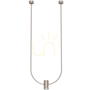 Prívesné svetlo Antigo No. C platinová matná oceľ 46 cm GU10 LED 5080 small 0