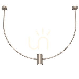 Prívesné svetlo Antigo No. C 5082 platinum mat oceľ 76 cm GU10 LED small 0
