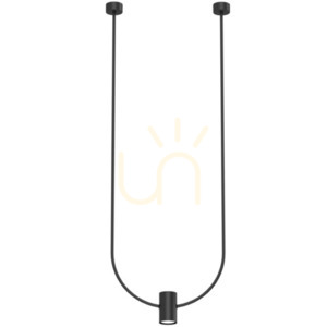 Závesné svietidlo Antigo No. C čierne 46 cm GU10 LED 5085 small 0
