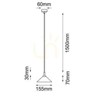 Závesné svietidlo Antigo AI čierne GX53 1x LED 15,5 cm 5166 small 1