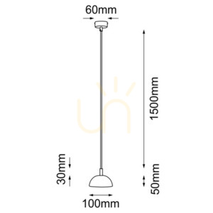 Prívesné svietidlo Antigo No. Di čierne GX53 10 cm 5160 small 1