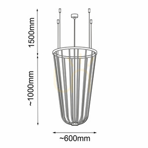 Prívesné svetlo Antigo no. moon A Z čierne LED GX53 60 cm 5145 small 1