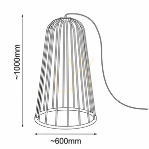 Podlahová lampa Antigo no. moon A F čierna oceľ LED GX53 100 cm small 1