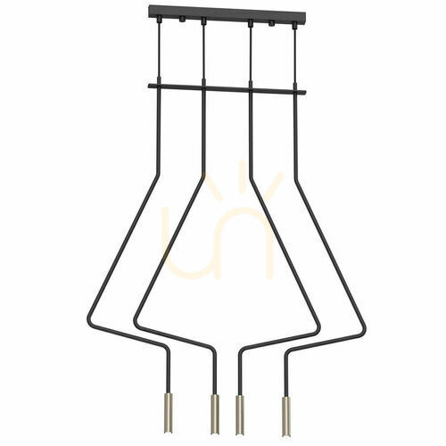 Skontrolujte Závesné svietidlo Antigo no. Vi 4 čierne 77 cm LED G9 oceľ 5141