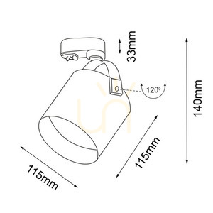 Bodové svietidlo Antigo Tenri biele na lištu 3F 230V LED ES111 7702 small 1