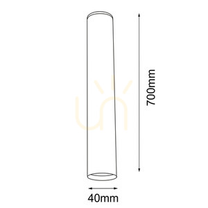 Plafón Antigo Yabu 70 biely 1090 LED MR11 70 cm small 1