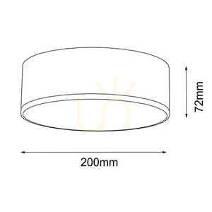 Plafón Antigo Zama 8408 čierny LED 20 cm 4000K small 1