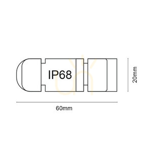 Káblový konektor 3 PIN Antigo 9950 čierny PVC príslušenstvo k záhradným lampám small 1