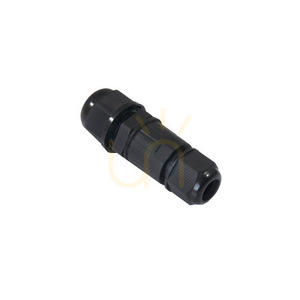 Káblový konektor 3 PIN Antigo 9950 čierny PVC príslušenstvo k záhradným lampám small 0