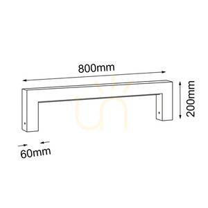 Vonkajšie stojace svetlo Antigo Taketa Mini 9939 antracit 20 cm 4000K LED small 1