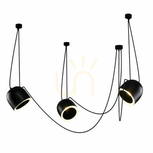 Skontrolujte Závesné svietidlo Antigo DOBO 3 9037 čierne, 3x E14 LED, oceľ