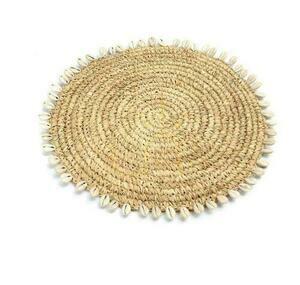 Podložka pod hrniec BAZAR BIZAR Raffia Shell, prírodná, 23 cm small 0