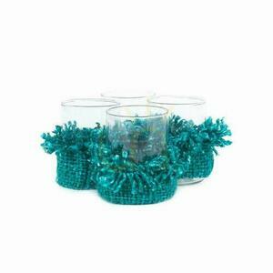 Svietnik BAZAR BIZAR Oh My Gee Aqua bavlnený M 11 cm small 6