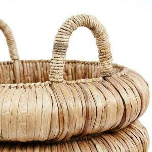 Prútený kôš BAZAR BIZAR Baskets z vodného hyacintu prírodný 44,5x44,5x65 cm small 4