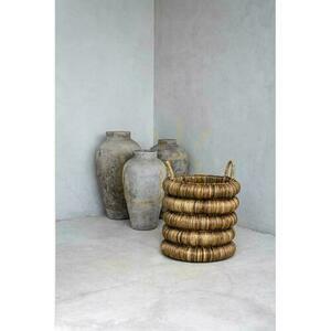 Prútený kôš BAZAR BIZAR Baskets z vodného hyacintu prírodný 44,5x44,5x65 cm small 5