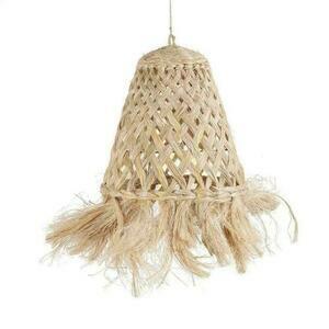 Prívesné svetlo BAZAR BIZAR Abaca Jelly Fish prírodné M Grass Collection small 0