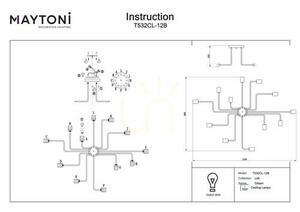 Plafón GILBERT T532CL-12B Maytoni small 4