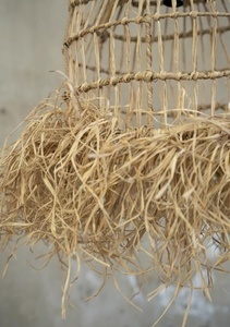 Prívesné svetlo BAZAR BIZAR Casita Natural L Grass Collection Mendong tráva small 7