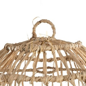 Závesné tienidlo BAZAR BIZAR Casita S z trávy mendong, prírodné 40 × 65 cm small 4