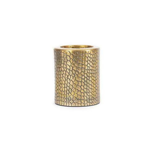 Skontrolujte Dekorácia BAZAR BIZAR Croco mosadz hliník 13 cm