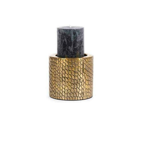 Skontrolujte Dekoratívna sviečka Croco BAZAR BIZAR mosadz hliník M