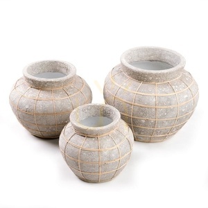 Váza BAZAR BIZAR Terracotta Collection betón prírodná L small 1