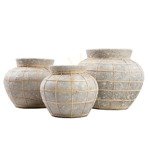 Váza BAZAR BIZAR Terracotta Collection betón prírodná L small 5