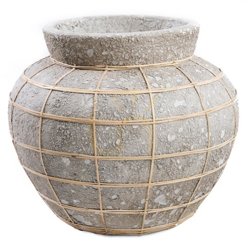 Skontrolujte Váza BAZAR BIZAR Terracotta Collection betón prírodná L