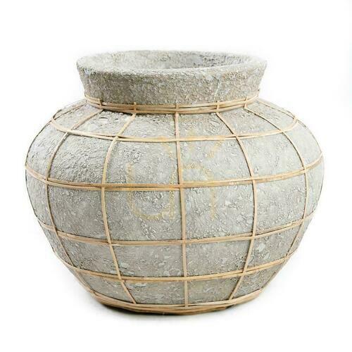 Skontrolujte Váza BAZAR BIZAR Terracotta Collection betón prírodná S
