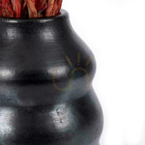 Skontrolujte Váza BAZAR BIZAR Burned Collection čierna terakota 17 cm