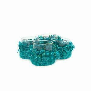 Sviečka BAZAR BIZAR Oh My Gee Collection Aqua bavlnená S small 1