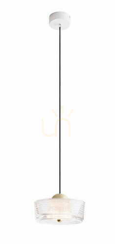 Skontrolujte Závesné svietidlo Max Light Lipari P0542 bielo-zlaté 16 cm LED 6W