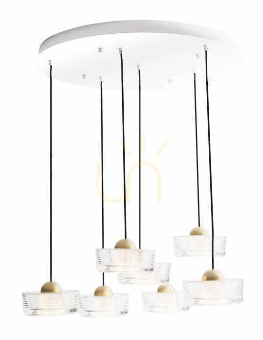 Skontrolujte Závesné svietidlo Max Light Lipari VII P0544 bielo-zlaté 7x LED 38W 3000K Závesné svietidlo Max Light Lipari VII P0544 bielo-zlaté 7x LED 38W 3000K