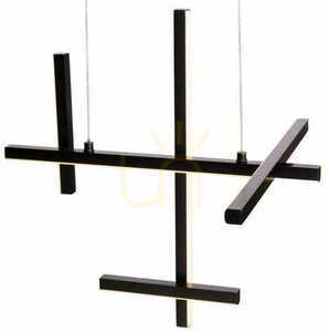 Závesné svietidlo Max Light Soho P0546 grafit LED 25 W 90 cm small 2