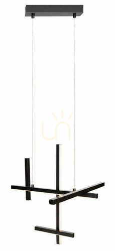 Skontrolujte Závesné svietidlo Max Light Soho P0546 grafit LED 25 W 90 cm