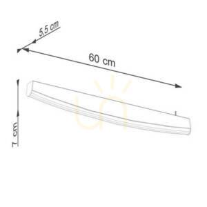 Nástenné svietidlo JORUN black LED 4000K Thoro small 9