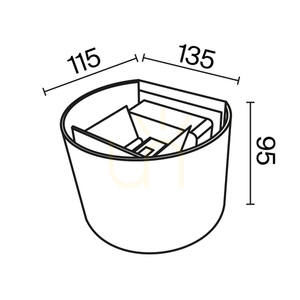 Nástenné svietidlo FULTON O573WL-L6W IP54 Maytoni small 12