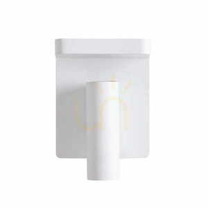 Nástenné svietidlo Max Light Lofer W0373 biele LED 7W 3000K hliník small 1