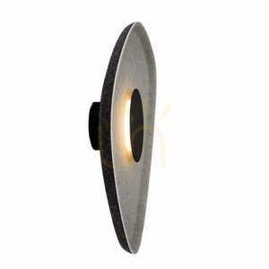 Nástenné svietidlo Max Light DEUX W0558 čierno-sivé z plsti, LED 5 W, 40 cm small 3