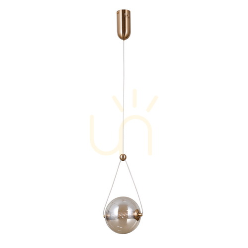 Skontrolujte Prívesné svetlo Italux Rastia LED zlaté/amber 6W 3000K PND-34361-S-HBR-AMB