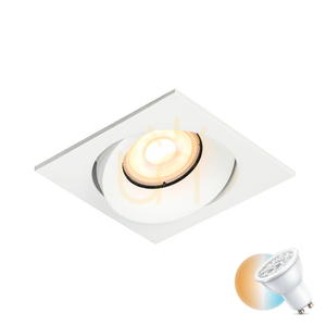 Zapustené svietidlo Italux Ponar GU10 biele hliníkové DL-26451-GU10-WH small 0