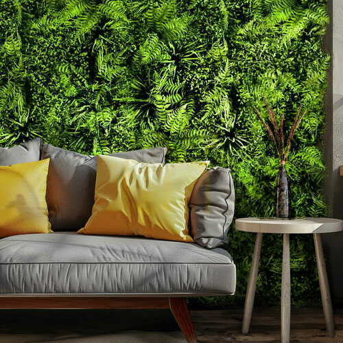 Skontrolujte Umelá zelená stena Green Designers Paprotka GD 636, 50 × 50 cm