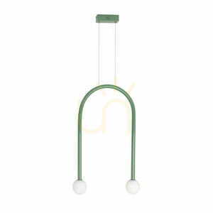 Závesné svietidlo Max Light Enigma P0522 zelené 40 cm 2x4W small 0