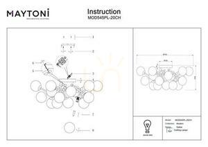 Plafón DALLAS MOD545PL-20CH Maytoni small 3