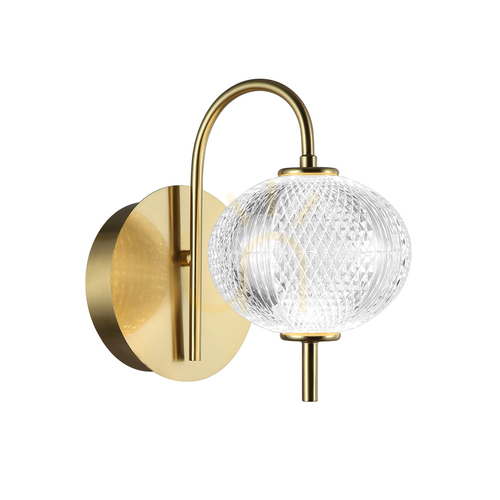 Skontrolujte Nástenné LED svietidlo Italux Lazie zlaté 5W WL-29038-1-GD