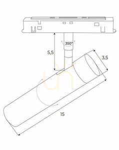 Lištové svietidlo Max Light MAX M0033Z biele Zigbee 7,9W 2700-5000K small 2
